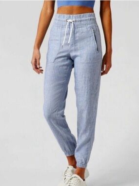 Athleta Cabo linen joggers , sz : 12